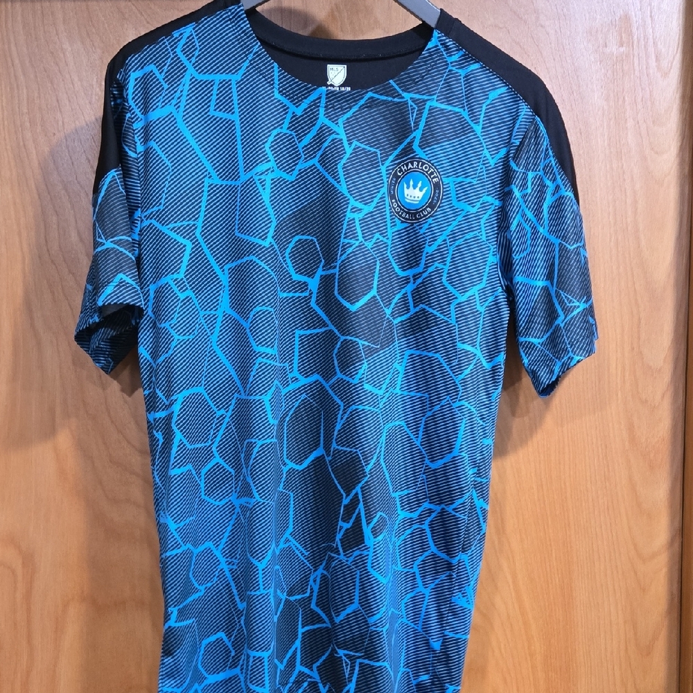Charlottle FC Blue and Black Kids Jersey